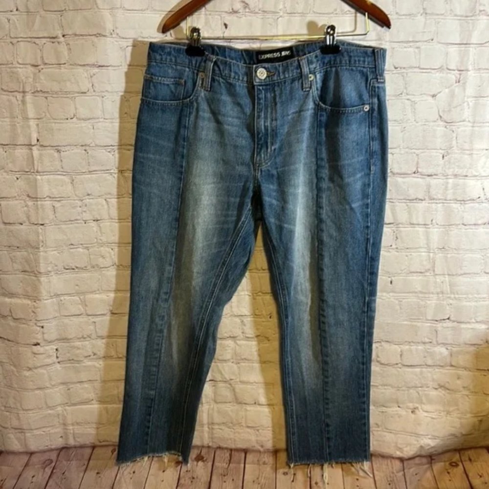 Express jeans with raw hem Size 14 Regular